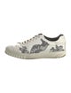 Salvatore Ferragamo Leather Printed Sneakers