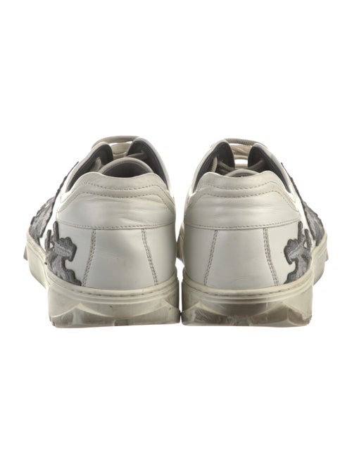 Salvatore Ferragamo Leather Printed Sneakers