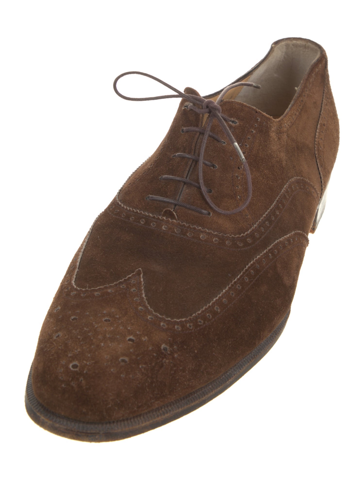 Salvatore Ferragamo Suede Brogues