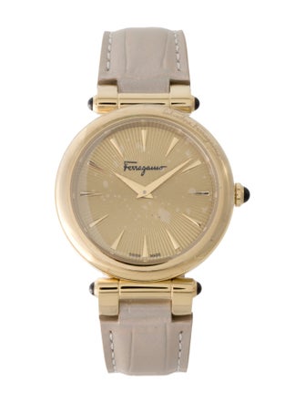 Salvatore Ferragamo Idillio Leather Watch