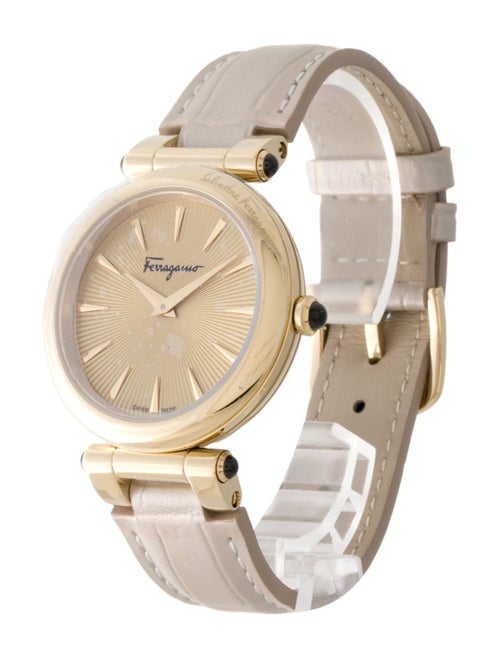 Salvatore Ferragamo Idillio Leather Watch