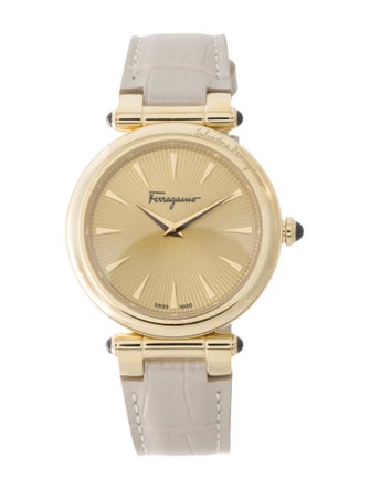 Salvatore Ferragamo Idillio Leather Watch