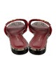 Salvatore Ferragamo Horsebit Accent Leather Slides