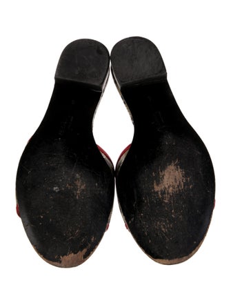 Salvatore Ferragamo Horsebit Accent Leather Slides