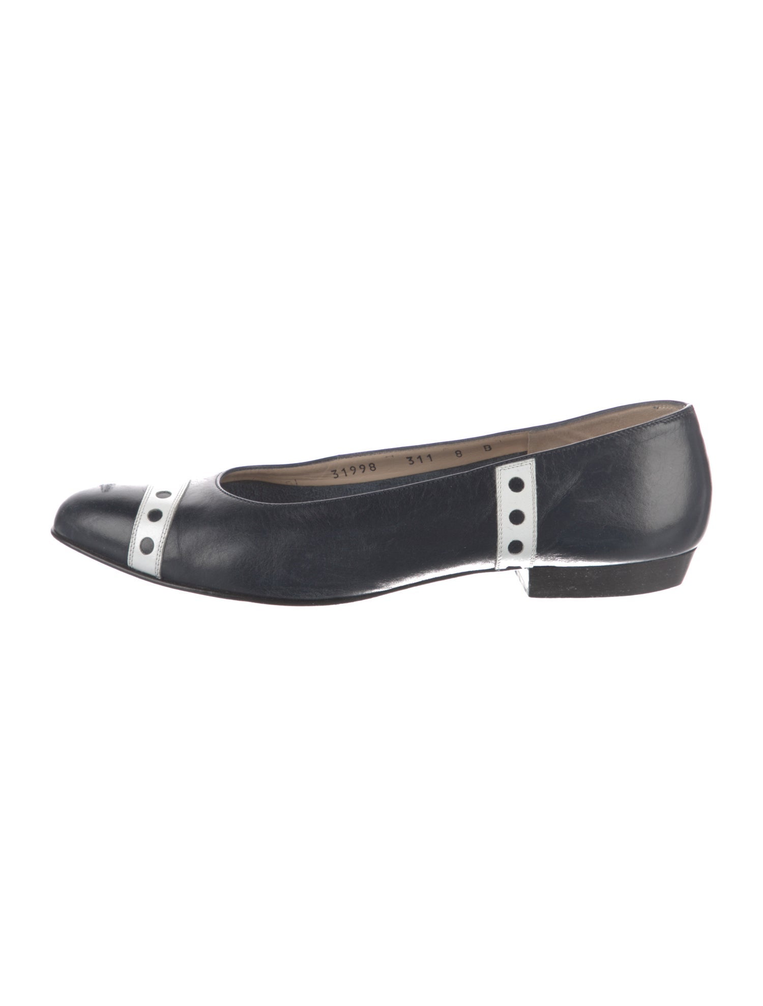 Salvatore Ferragamo Leather Ballet Flats