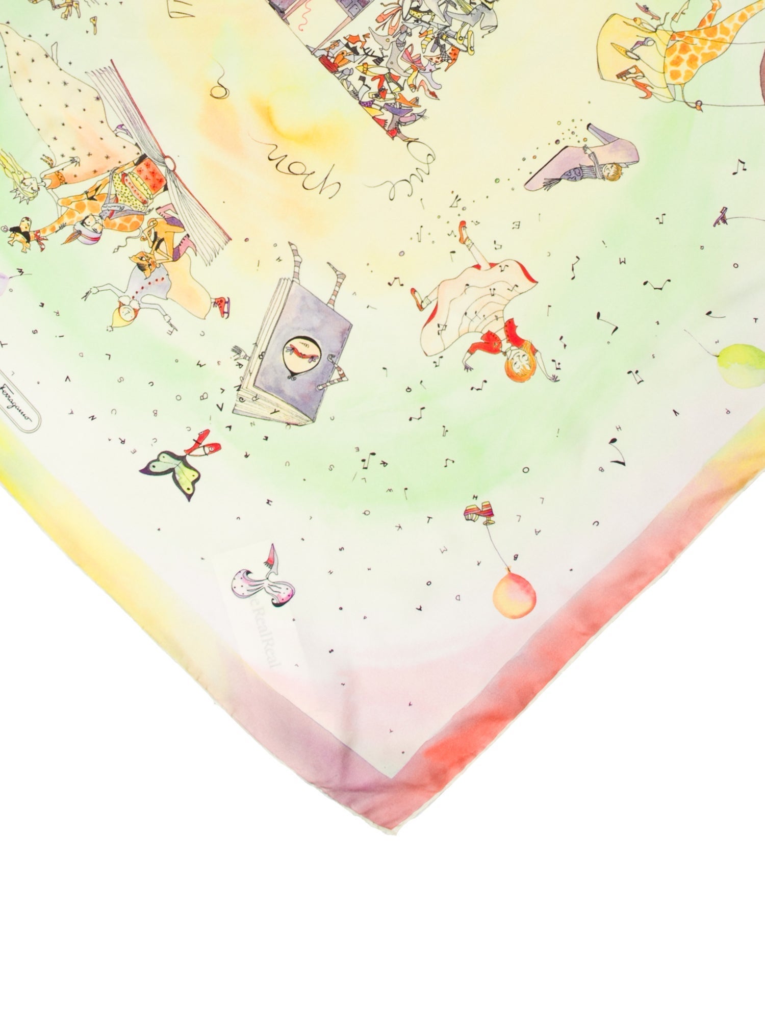 Salvatore Ferragamo Silk Printed Scarf