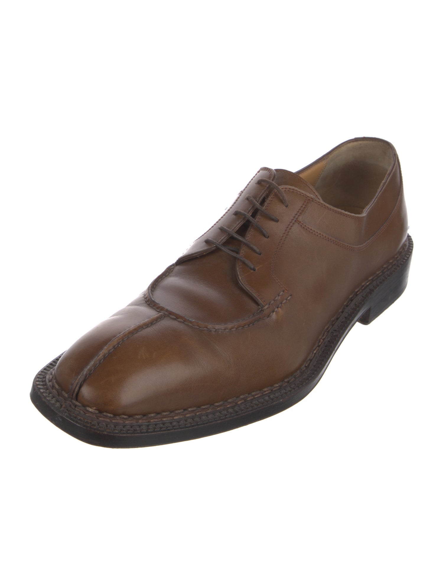 Salvatore Ferragamo Leather Derby Shoes