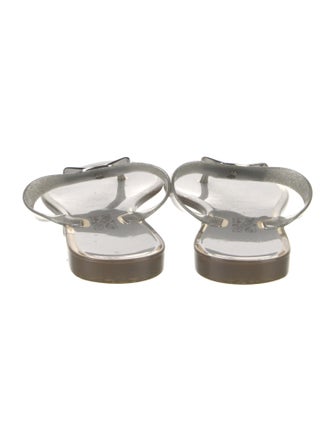 Salvatore Ferragamo Vara Bow Accent Rubber Slides