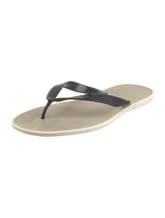 Salvatore Ferragamo Rubber Flip Flops