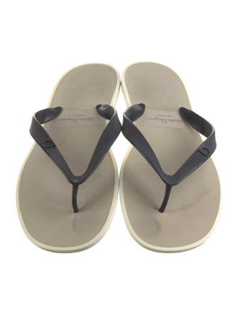 Salvatore Ferragamo Rubber Flip Flops