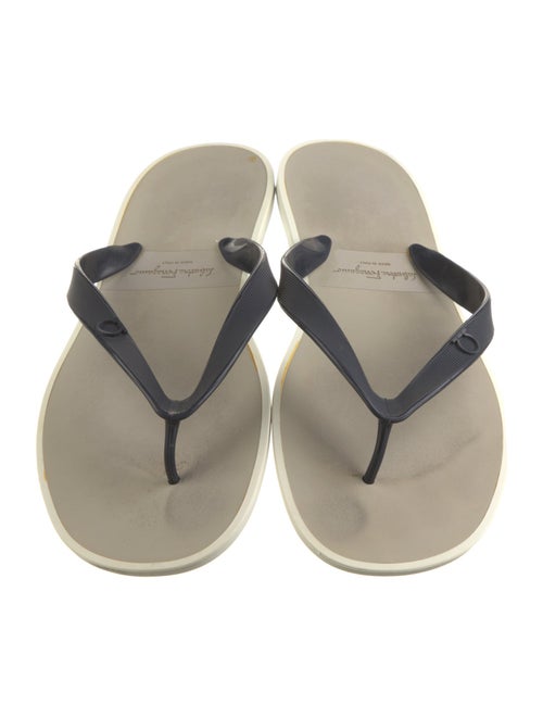 Salvatore Ferragamo Rubber Flip Flops