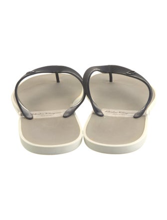 Salvatore Ferragamo Rubber Flip Flops