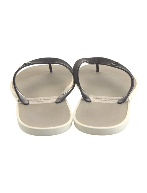 Salvatore Ferragamo Rubber Flip Flops