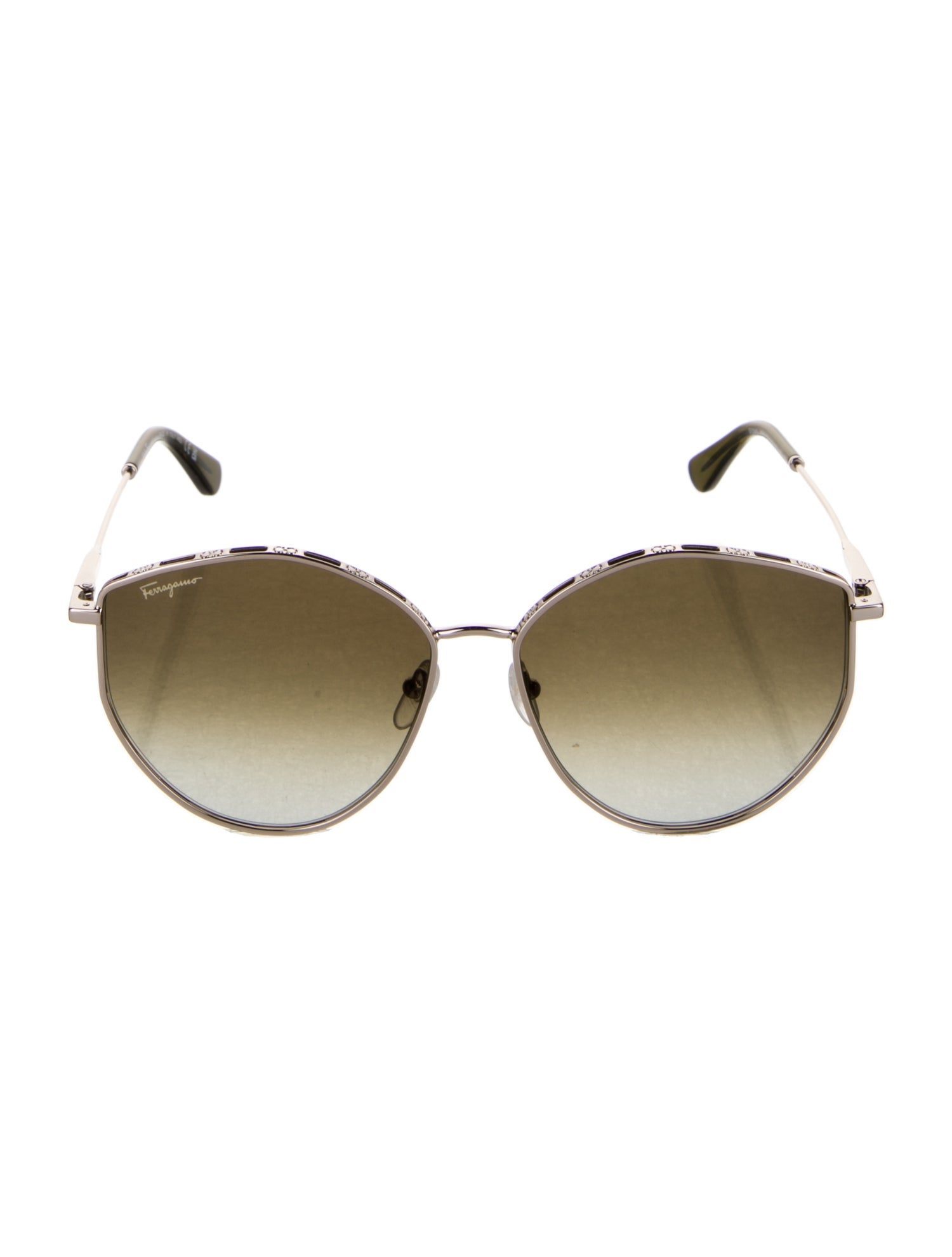 Salvatore Ferragamo Oversize Gradient Sunglasses