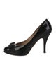 Salvatore Ferragamo Vara Bow Accent Patent Leather Pumps