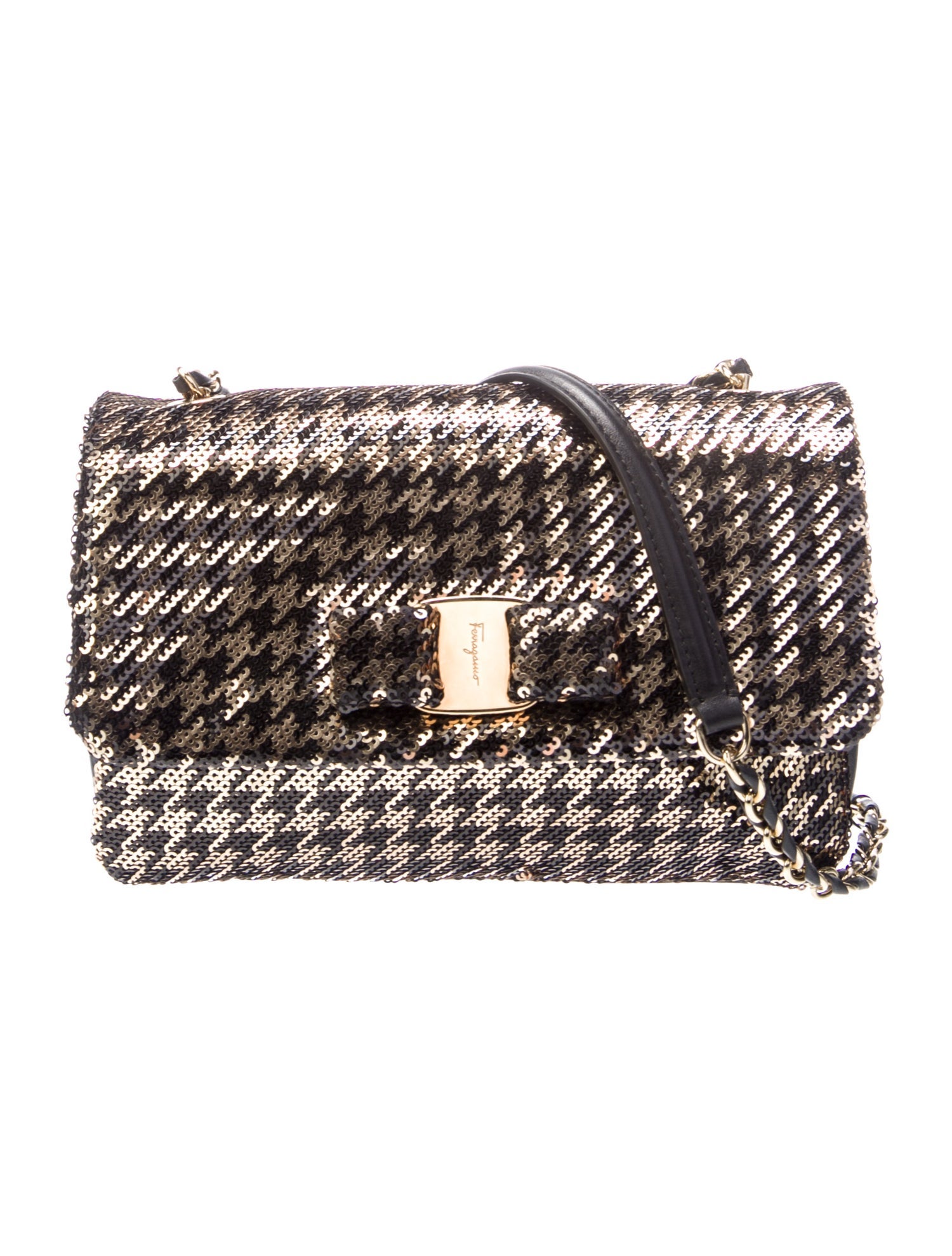 Salvatore Ferragamo☆VARA BOW ドット ショルダー/クロスバッグ Ferragamo Vara On Sale - Up To 90% Off | The RealReal