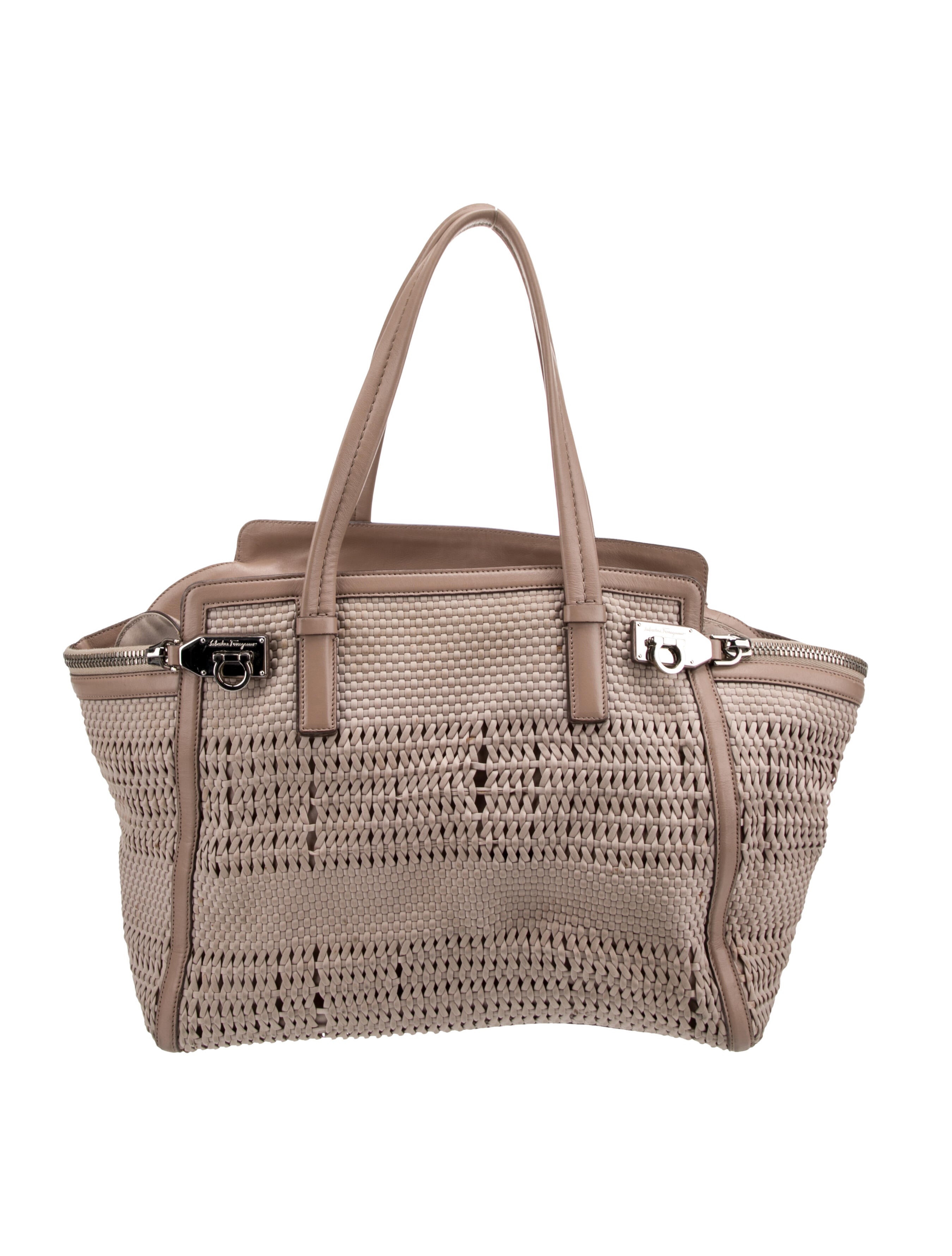 Salvatore Ferragamo Leather Top Handle Bag