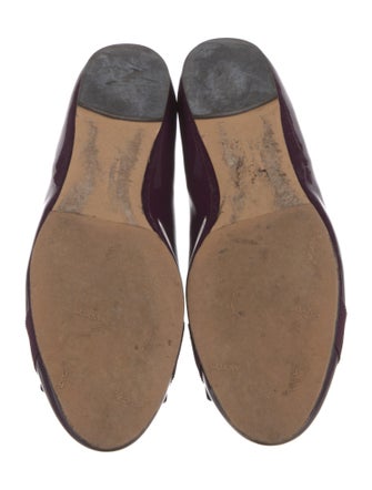 Salvatore Ferragamo Vara Bow Accent Patent Leather Ballet Flats