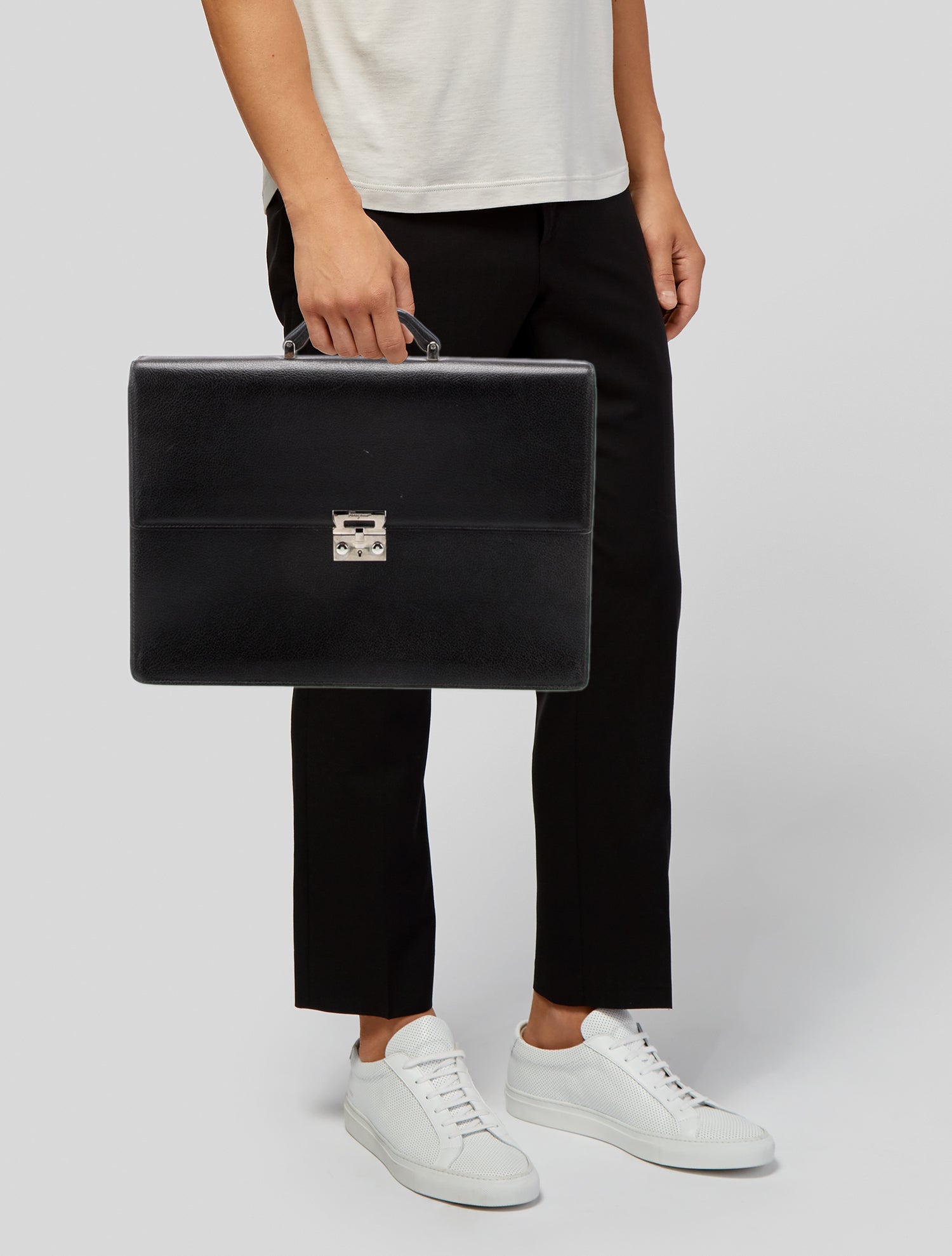 Salvatore Ferragamo Leather Briefcase