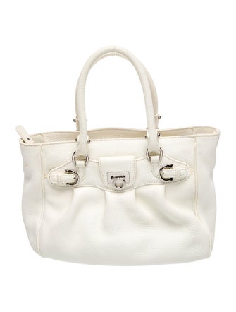 Salvatore Ferragamo Leather Top Handle Bag