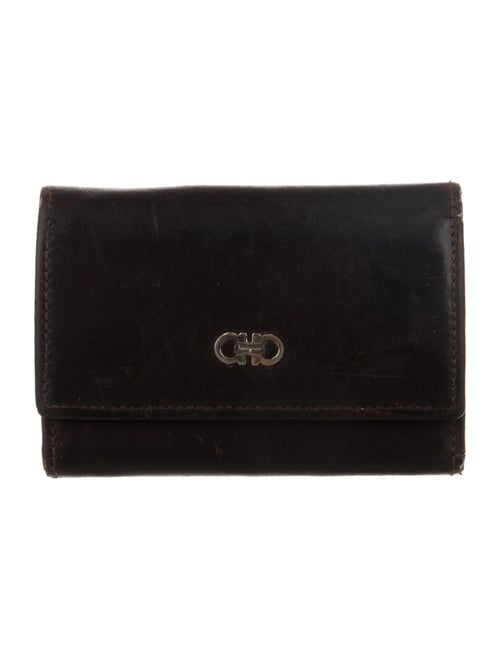Salvatore Ferragamo Leather Wallet Keychain