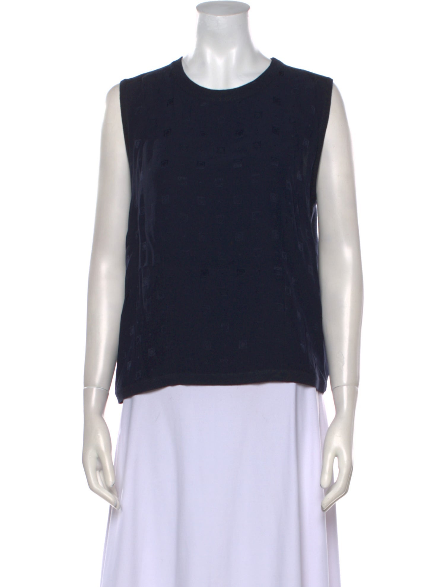 Salvatore Ferragamo Wool Crew Neck Top