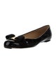 Salvatore Ferragamo Vara Bow Accent Patent Leather Ballet Flats