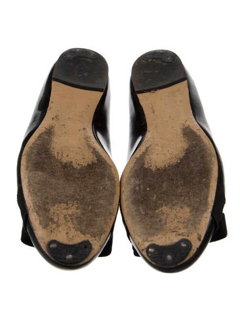 Salvatore Ferragamo Vara Bow Accent Patent Leather Ballet Flats