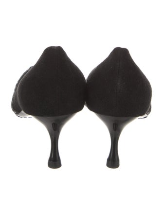 Salvatore Ferragamo Vara Bow Accent Suede Pumps