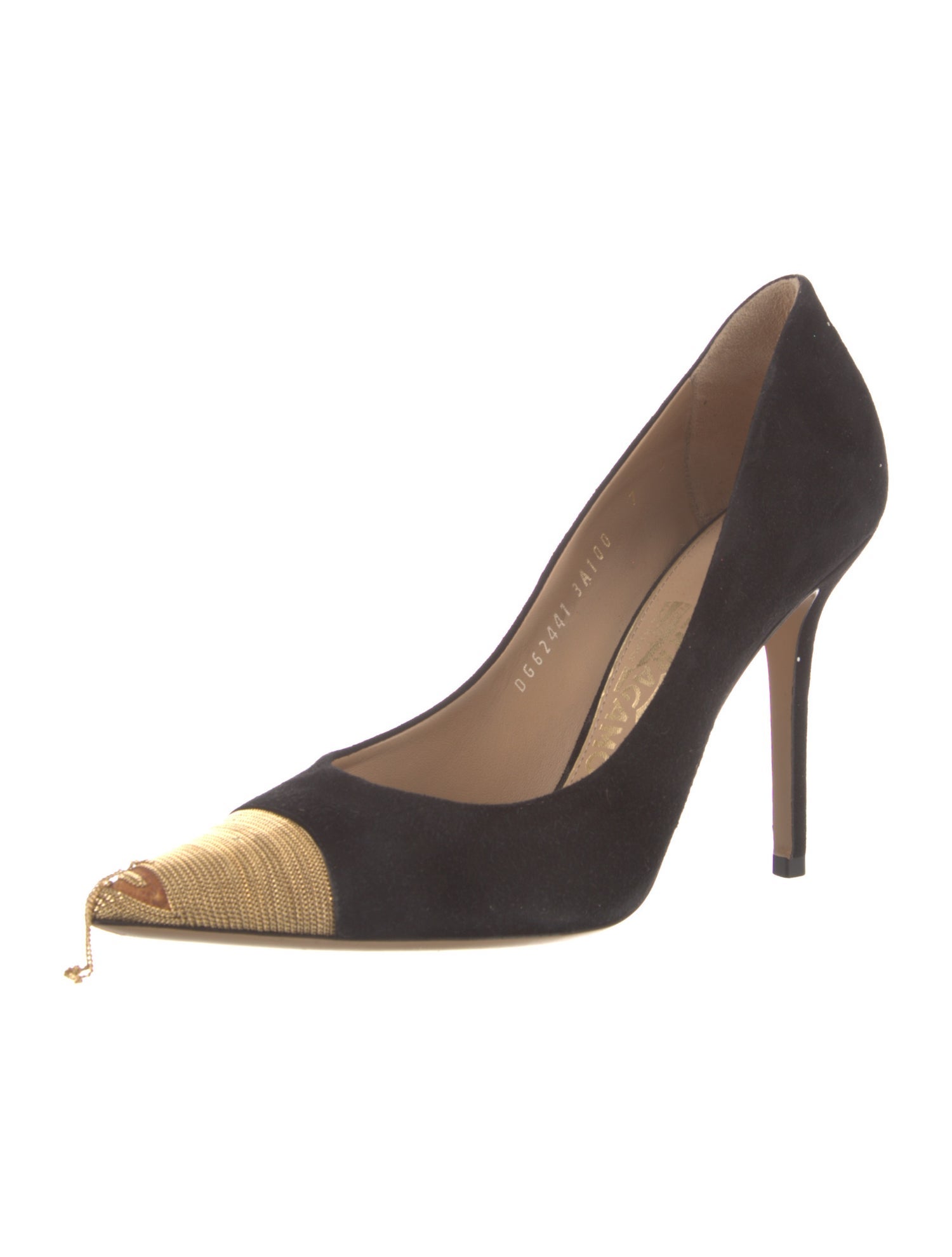 Salvatore Ferragamo Suede Animal Print Pumps