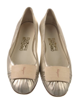 Salvatore Ferragamo Leather Ballet Flats
