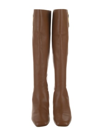 Salvatore Ferragamo Leather Riding Boots