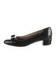 Salvatore Ferragamo Vara Bow Accent Patent Leather Flats