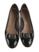 Salvatore Ferragamo Vara Bow Accent Patent Leather Flats