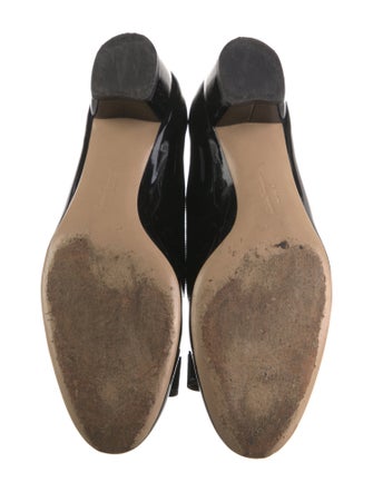 Salvatore Ferragamo Vara Bow Accent Patent Leather Flats