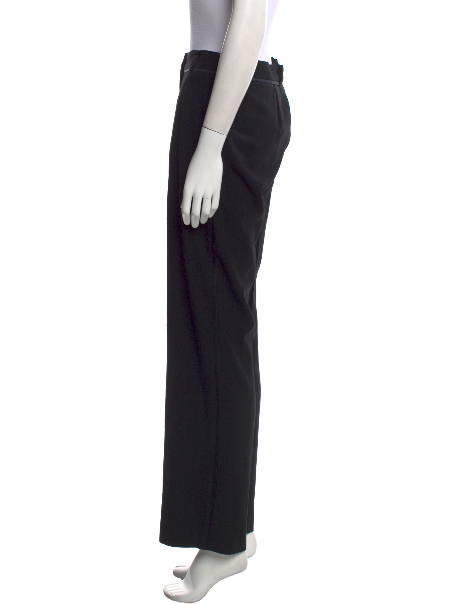 Salvatore Ferragamo Wool Wide Leg Pants