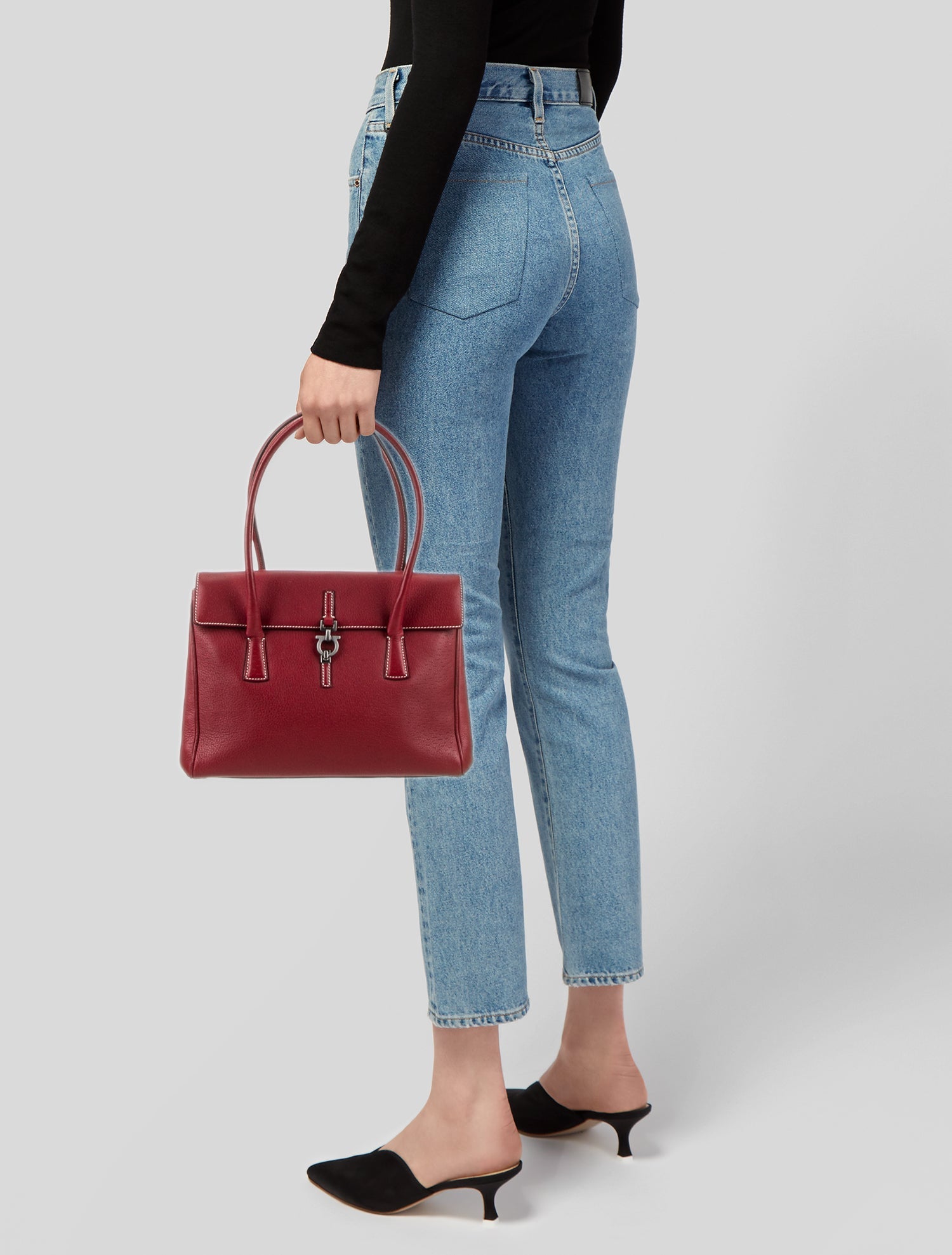 Salvatore Ferragamo Leather Shoulder Bag