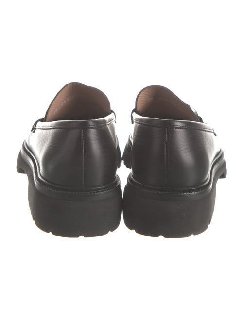 Salvatore Ferragamo Gancini Logo Leather Loafers