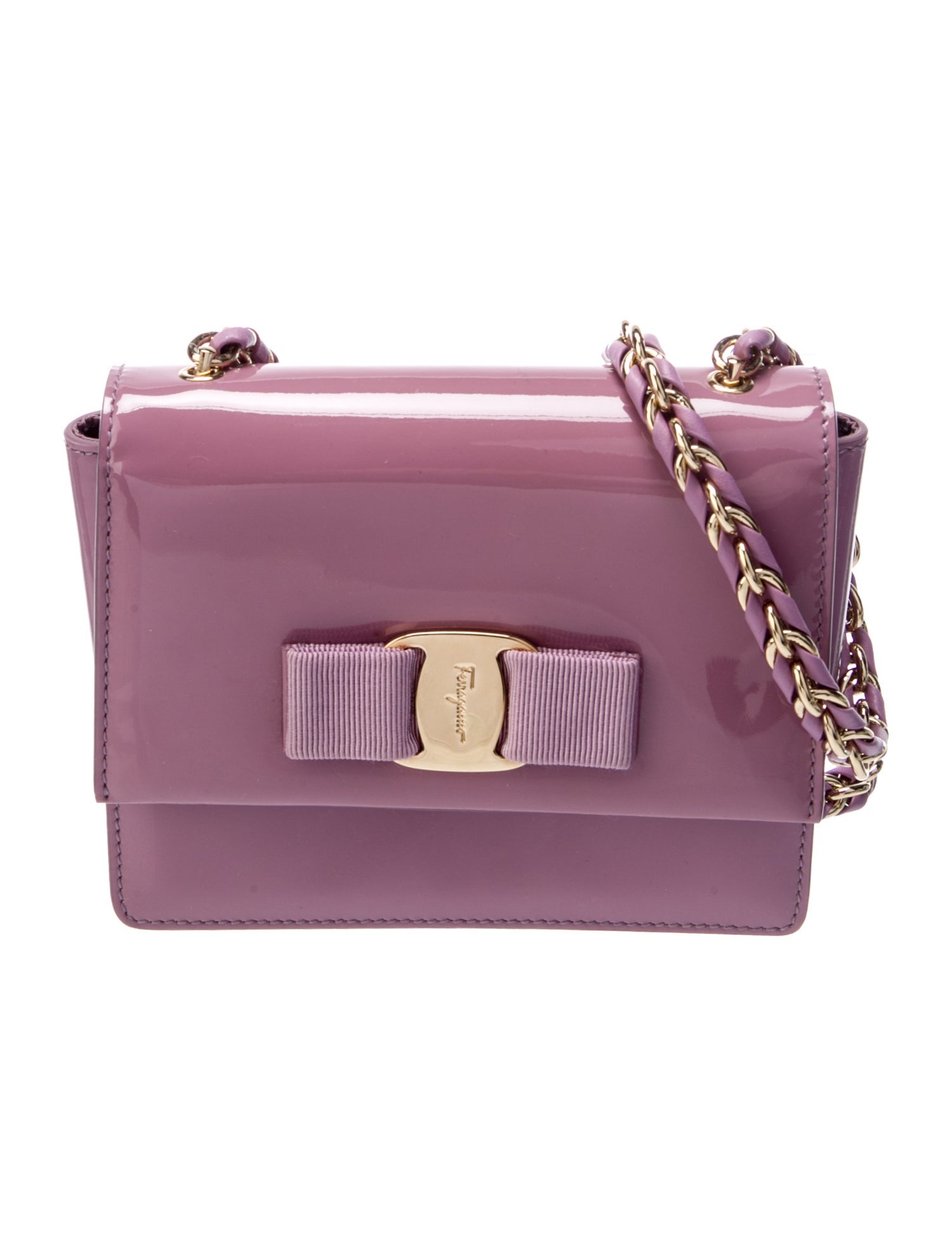 【LOEUVRE】VERROU CHARME FZ5SS646-FH Hermès Chèvre Mysore Verrou Chaîne Mini 17 Bag - Pink Mini