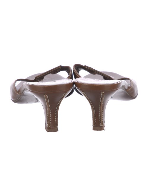 Salvatore Ferragamo Leather Slides