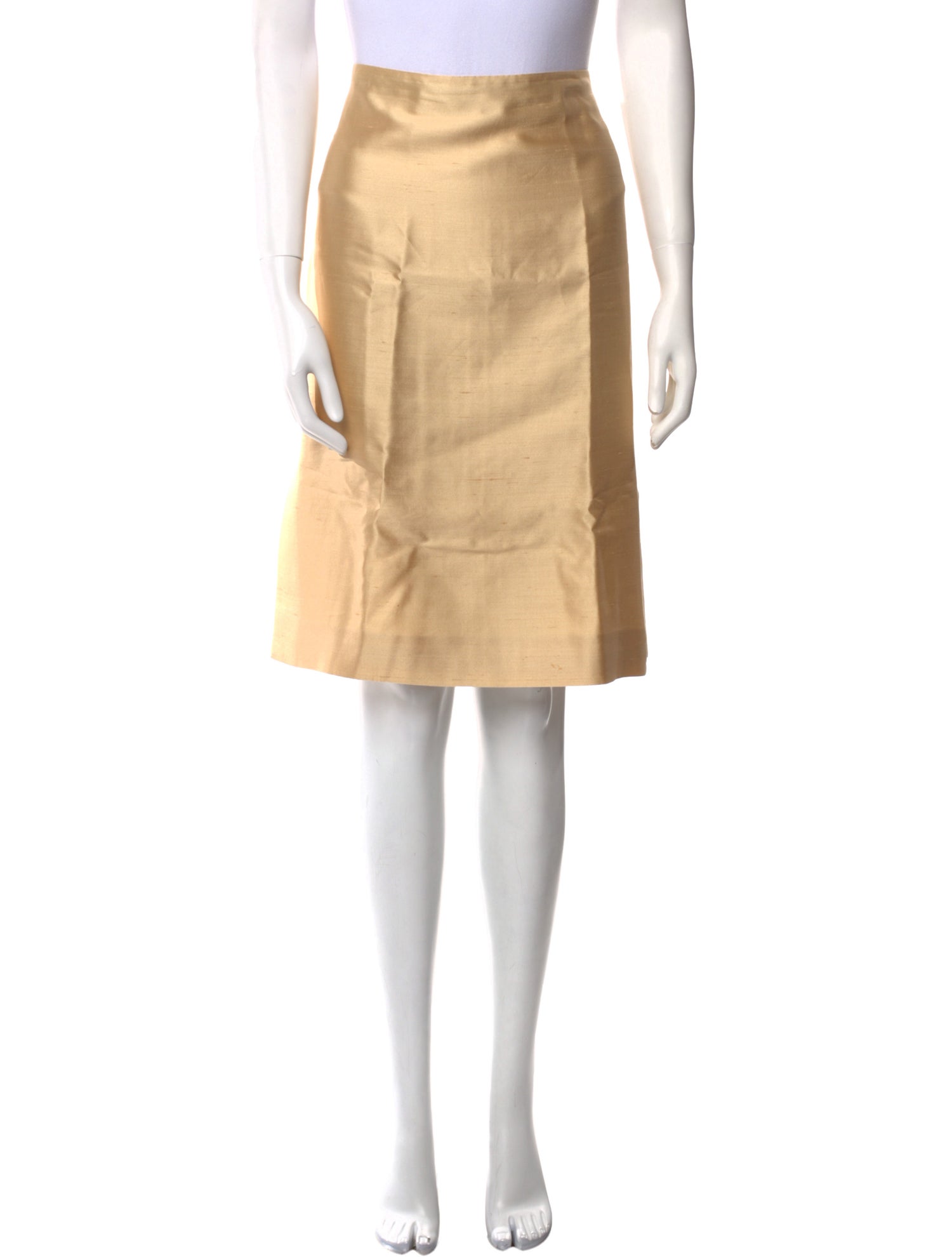 Salvatore Ferragamo Silk Knee-Length Skirt