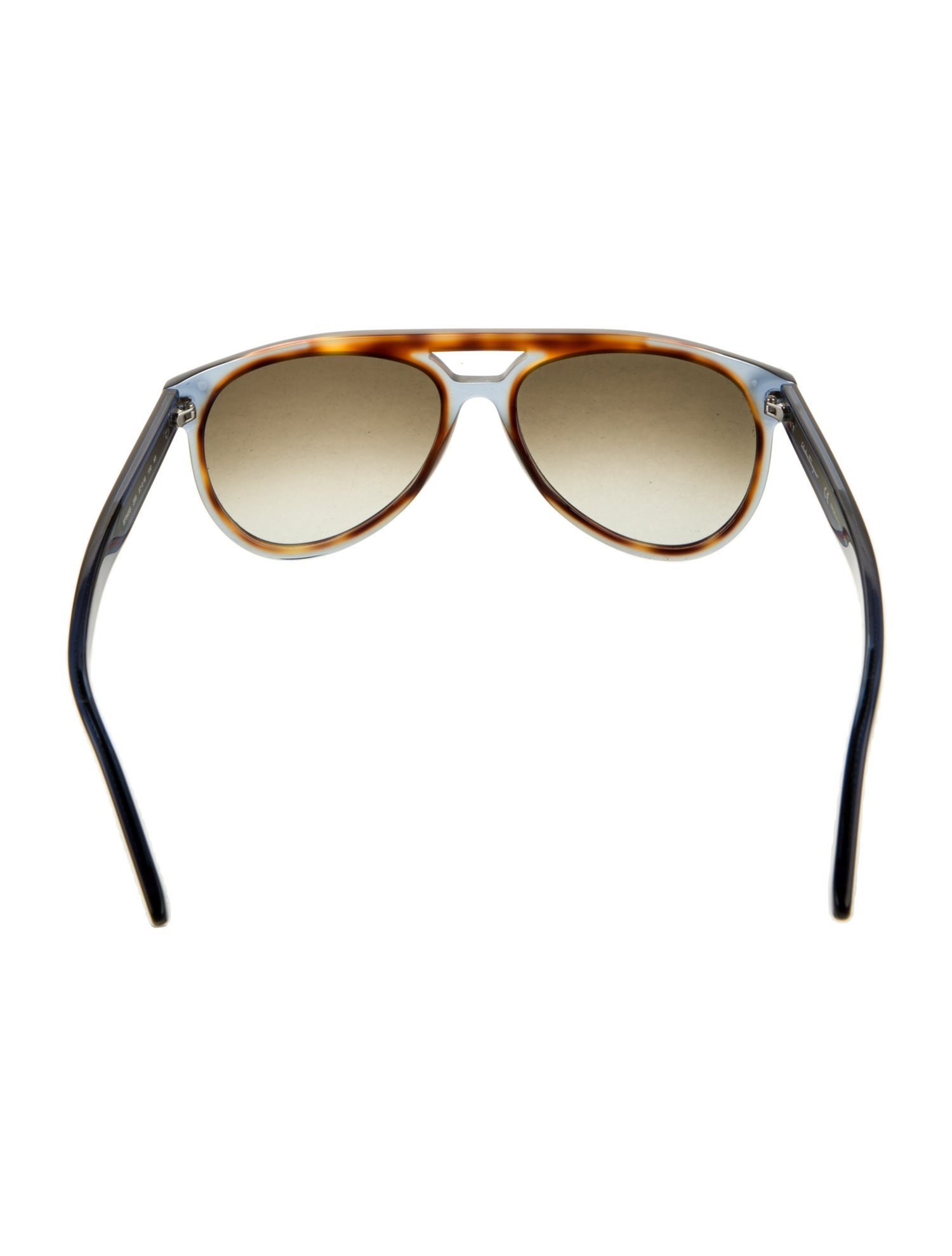 Salvatore Ferragamo Aviator Gradient Sunglasses
