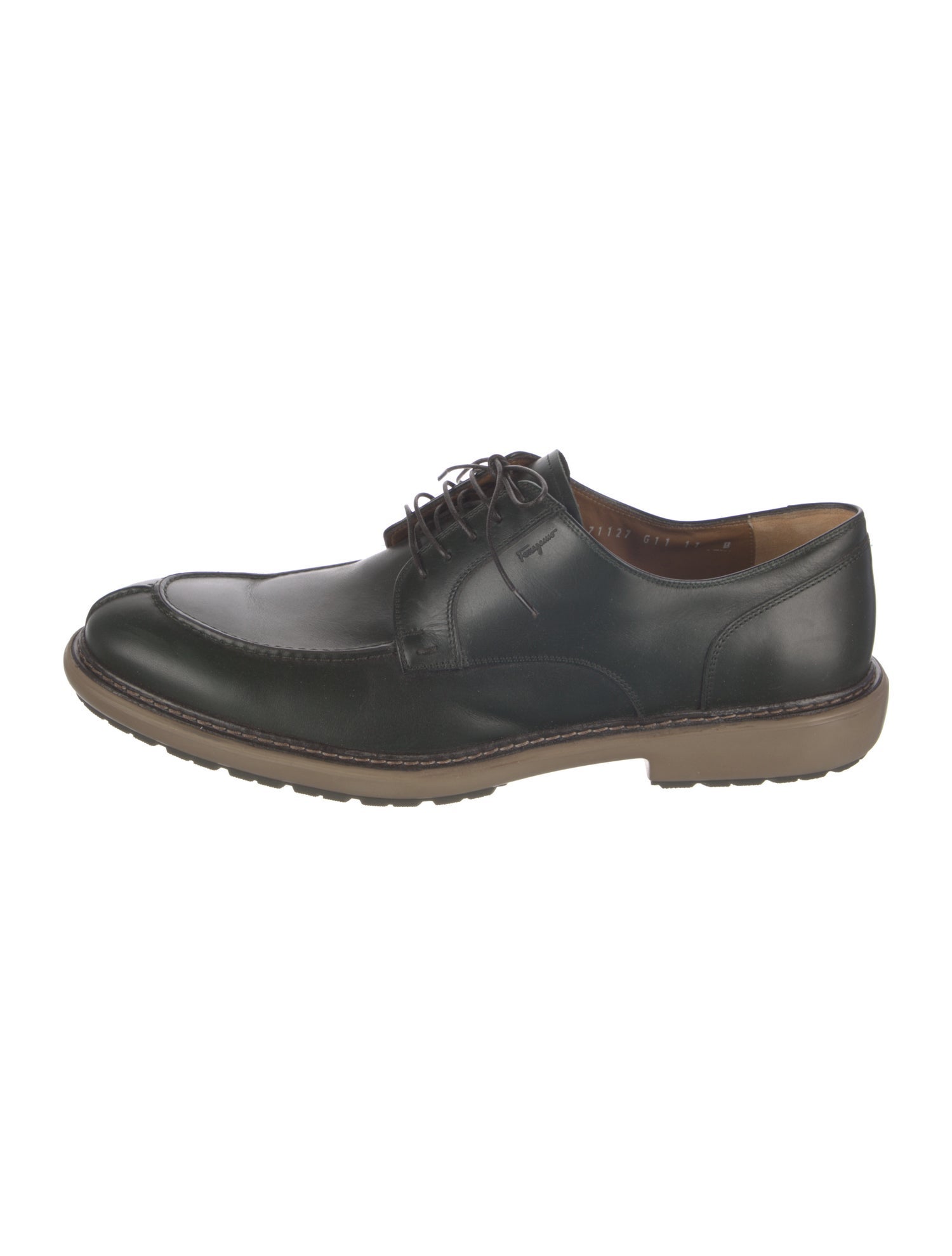 Salvatore Ferragamo Leather Derby Shoes