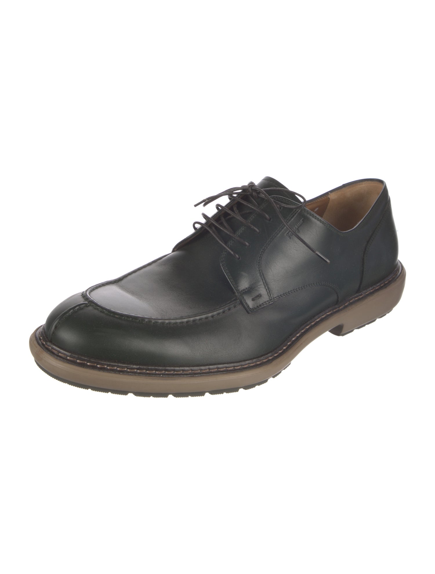 Salvatore Ferragamo Leather Derby Shoes