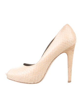Salvatore Ferragamo Snakeskin Pumps