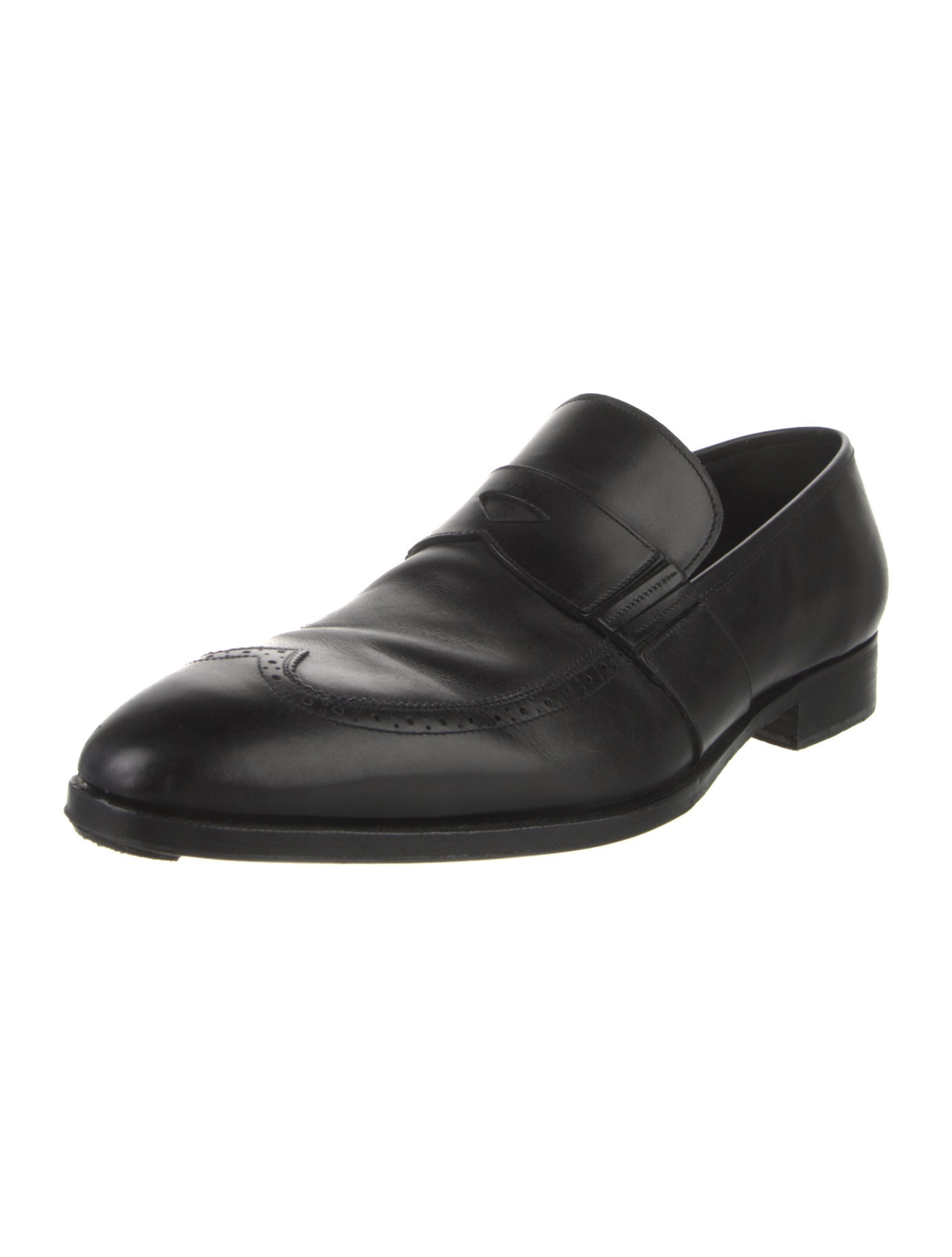 Salvatore Ferragamo Leather Dress Loafers