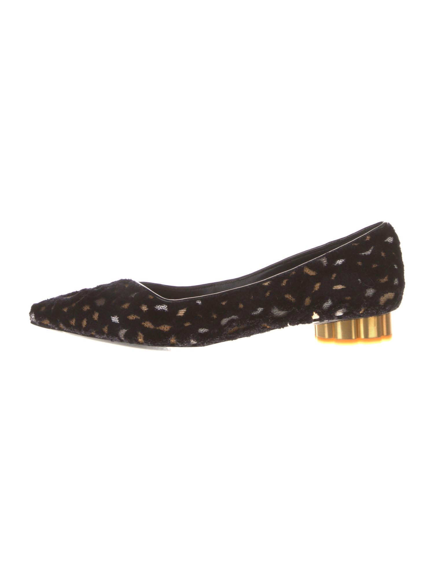 Salvatore Ferragamo Printed Bow Accents Flats