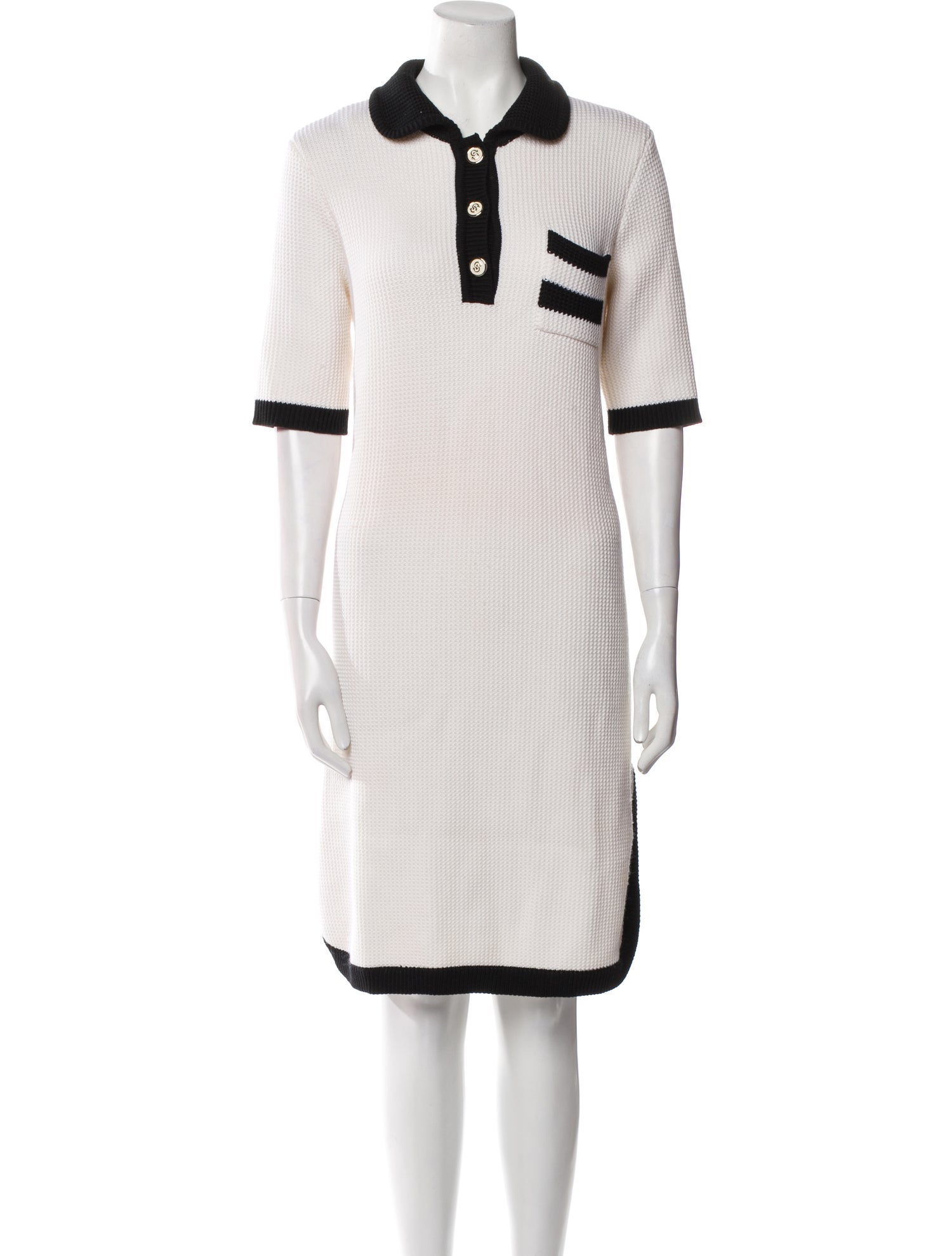 Salvatore Ferragamo Virgin Wool Knee-Length Dress