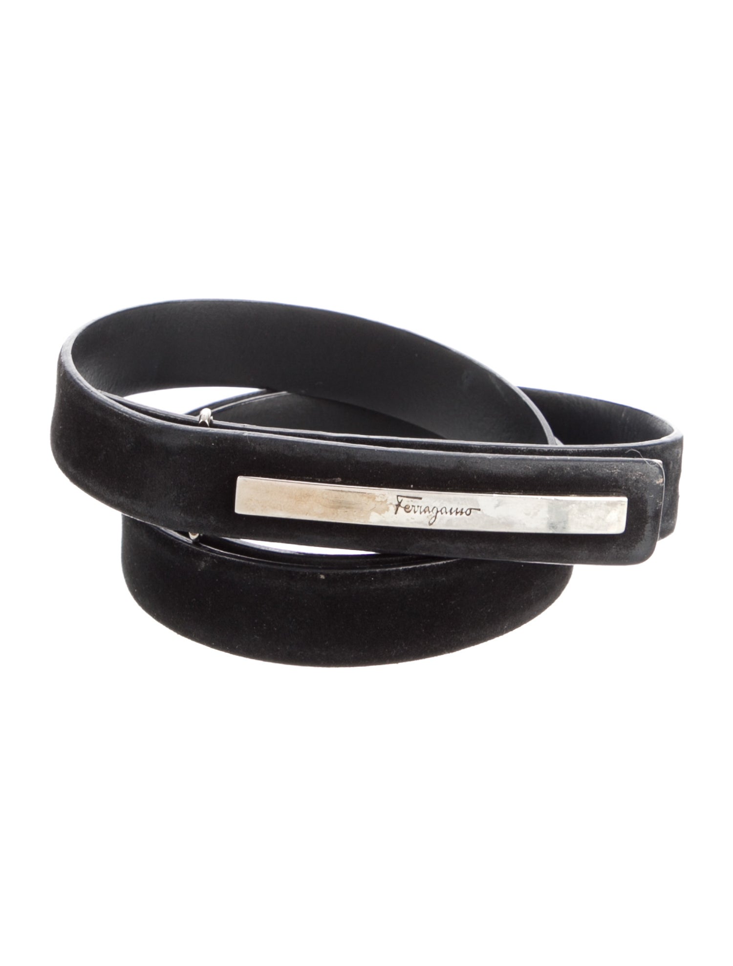 Salvatore Ferragamo Skinny Leather Belt