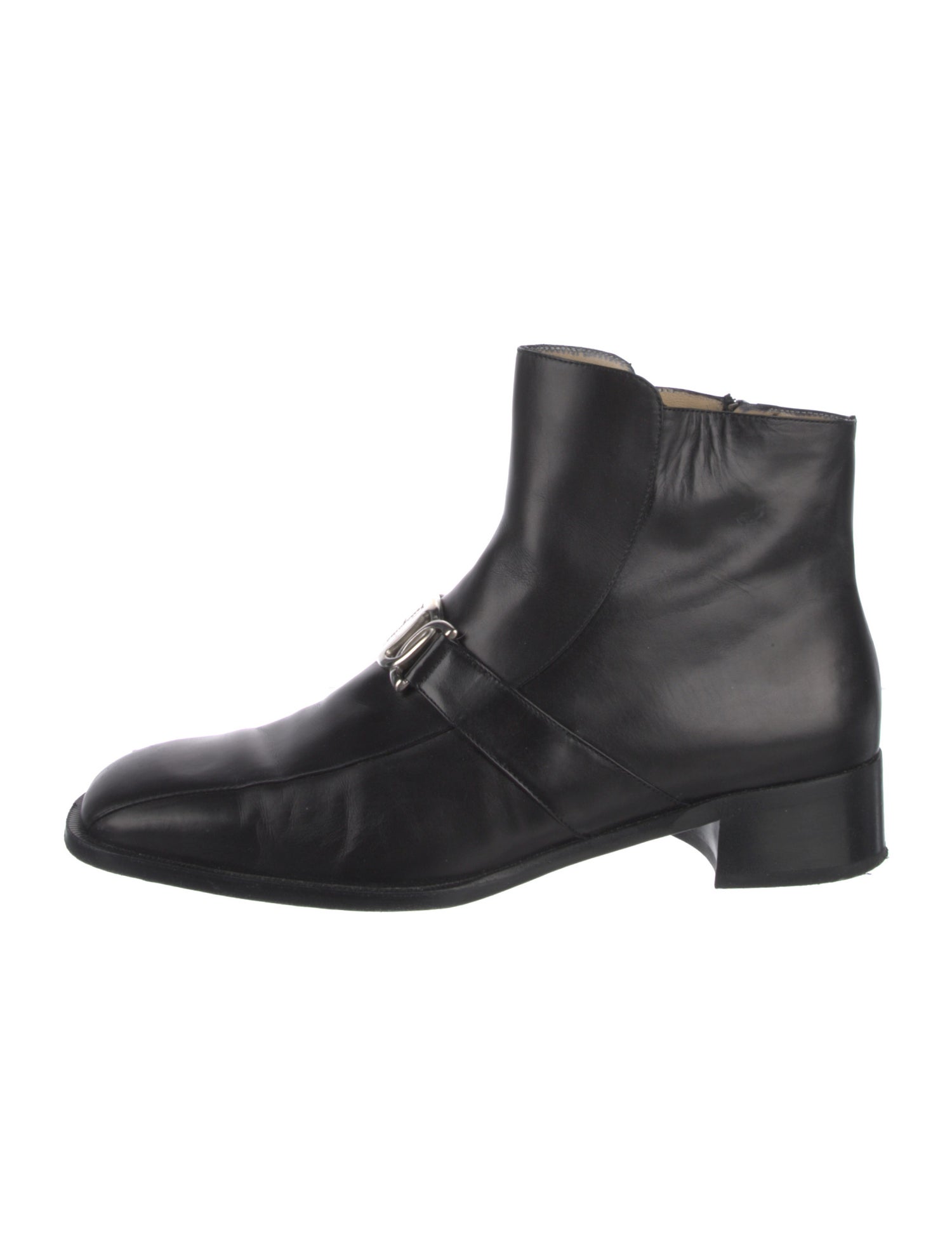 Salvatore Ferragamo Vara Bow Accent Leather Boots